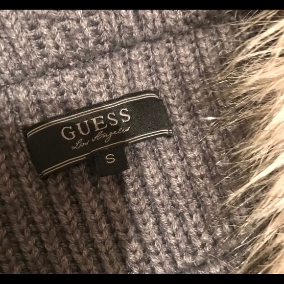 GUESS Fur lined sweater vest - Picture 4 of 6